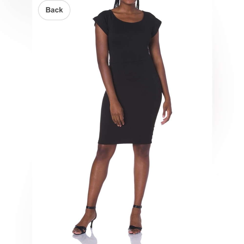 Ella Moss Camille Twist Black Dress. Size Small